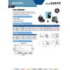 image:imageLittle Giant 1MA 115 Volt 170 GPH Direct Drive Small Submersible Aluminum Water Transfer or Circulation Pump for Industrial Commercial or Home use with 6Ft Cord Blue 521203