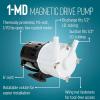 image:imageLittle Giant 1MD 115Volt 170 HP 180 GPH Magnetic Drive Mildly Corrosive Chemical Transfer Pump 6Foot Power Cord BlackWhite 589002