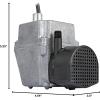 image:imageLittle Giant 2ENYS 115 Volt 140 HP 300 GPH Cast Aluminum Submersible Parts Washer Pump for Unheated Stoddard Solvent or Deodorized Kerosene with 6Ft Power Cord Plugless Grey 502020