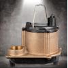 image:imageLittle Giant 8CBM 115 Volt 410 HP 3240 GPH Manual Bronze Submersible Sump Pump for Aggressive Water Conditions with 10Ft Cord Bronze 508257
