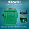 image:imageLittle Giant 9SF2V2D Pit Plus SR Sewage Basin System with 115Volt 410 HP 6000 GPH 9SCCIM Sewage Pump and 20Ft Cord GreenBlueBlack 50966124x24  9SCCIM  Float  Indoor Alarm  2 Vent