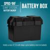 image:imageLittle Giant SPBS12HF 12 Amp 3180 GPH Sump Pump Battery Backup System with Controller Secondary Pump Switch Fittings Black 5064071 Amp