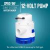 image:imageLittle Giant SPBS12HF 12 Amp 3180 GPH Sump Pump Battery Backup System with Controller Secondary Pump Switch Fittings Black 5064071 Amp