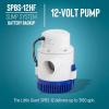 image:imageLittle Giant SPBS12HF 12 Amp 3180 GPH Sump Pump Battery Backup System with Controller Secondary Pump Switch Fittings Black 50640712 Amp