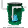 image:imageLittle Giant WCR Series BC2030CSLG 22inch x 30inch Basin and Cover Assembly for Sump Sewage Effluent and Drainage Collection Systems Green 513245