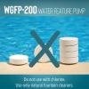 image:imageLittle Giant WGFP200 230Volt 2 HP 16000 GPH Large Submersible Stainless Steel and Cast Iron Water Feature Pump with 32Ft Cord and 230Volt Plug Black 566072