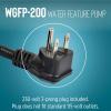 image:imageLittle Giant WGFP200 230Volt 2 HP 16000 GPH Large Submersible Stainless Steel and Cast Iron Water Feature Pump with 32Ft Cord and 230Volt Plug Black 566072