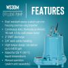 image:imageLittle Giant WS30M 115Volt 60 Hz 13 HP 5400 GPH Manual Submersible Effluent Pump with 20Ft Cord and Plug Blue 620010