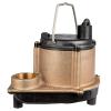 image:imageLittle Giant 8CBM 115 Volt 410 HP 3240 GPH Manual Bronze Submersible Sump Pump for Aggressive Water Conditions with 10Ft Cord Bronze 508257