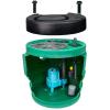 image:imageLittle Giant 9SF2V2D Pit Plus SR Sewage Basin System with 115Volt 410 HP 6000 GPH 9SCCIM Sewage Pump and 20Ft Cord GreenBlueBlack 50966124x24  9SCCIM  Float  Indoor Alarm  2 Vent