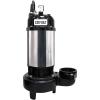image:imageLittle Giant WGFP200 230Volt 2 HP 16000 GPH Large Submersible Stainless Steel and Cast Iron Water Feature Pump with 32Ft Cord and 230Volt Plug Black 566072