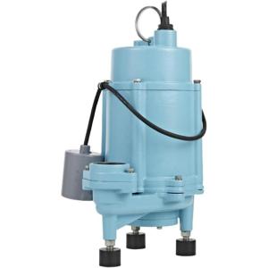 image:imageLittle Giant 16GF15120 115V 2958 GPH 1 HP Automatic Grinder Pump for Sewage and Effluent Systems with Piggyback Tethered Float Switch Blue 509810Manual  115 Volt