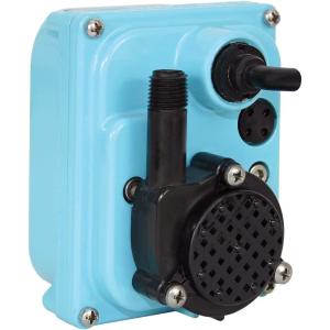 image:imageLittle Giant 1MA 115 Volt 170 GPH Direct Drive Small Submersible Aluminum Water Transfer or Circulation Pump for Industrial Commercial or Home use with 6Ft Cord Blue 521203