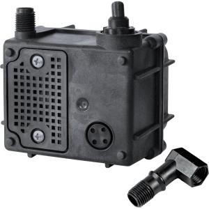 image:imageLittle Giant PAAA 1160 HP 230Volt 120 GPH Manual Small Submersible OilFilled FountainRecirculating Pump with 12Ft Lead Wires  No Plug Black 523112