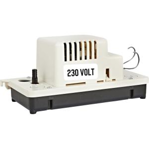 image:imageLittle Giant VCCA20ULS 230Volt 5060 Hz 130 HP 80 GPH LowProfile Automatic Condensate Removal Pump with Safety Switch WhiteBlack 554202101