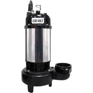 image:imageLittle Giant WGFP200 230Volt 2 HP 16000 GPH Large Submersible Stainless Steel and Cast Iron Water Feature Pump with 32Ft Cord and 230Volt Plug Black 566072