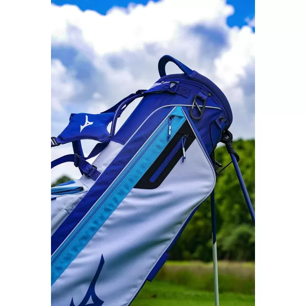 Mizuno BR-D3 Golf Stand Bag | 4 Way Top Cuff | 2 Full Length Dividers | Dual Shoulder Straps | Full Length Stand Legs | Insulated Drink Pouch