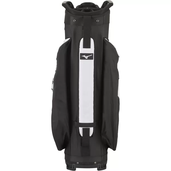 Mizuno BR-D4C Golf Cart Bag | 14 Way Top Cuff | Full Length Dividers | Single Shoulder Strap | Extra Large Insulated Cooler | Rainhood