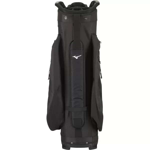 Mizuno BR-D4C Golf Cart Bag | 14 Way Top Cuff | Full Length Dividers | Single Shoulder Strap | Extra Large Insulated Cooler | Rainhood