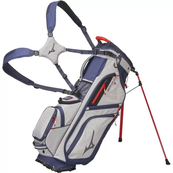 Mizuno BR-DX 14-Way Hybrid Golf Stand Bag | 14 Way Top Cuff | Full Length Dividers| Dual Shoulder Straps | Full Length Stand Legs | Large Insulated Cooler