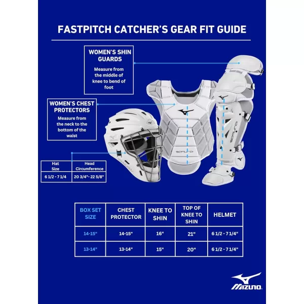 Mizuno Mizuno Women's Samurai Boxed Catcher's Gear Set