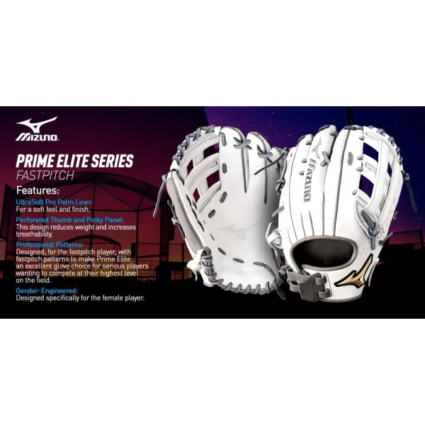 Mizuno Prime Elite Fastpitch Softball Glove Series