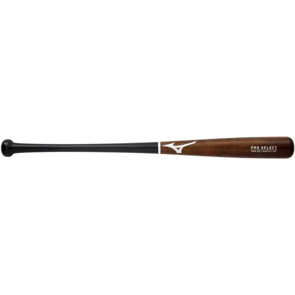 Mizuno Pro Select Maple Wood Baseball Bat | Rock Hard Maple | Compressed Barrel | Ink Dot | Cupped End