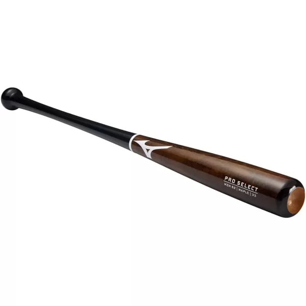 Mizuno Pro Select Maple Wood Baseball Bat | Rock Hard Maple | Compressed Barrel | Ink Dot | Cupped End