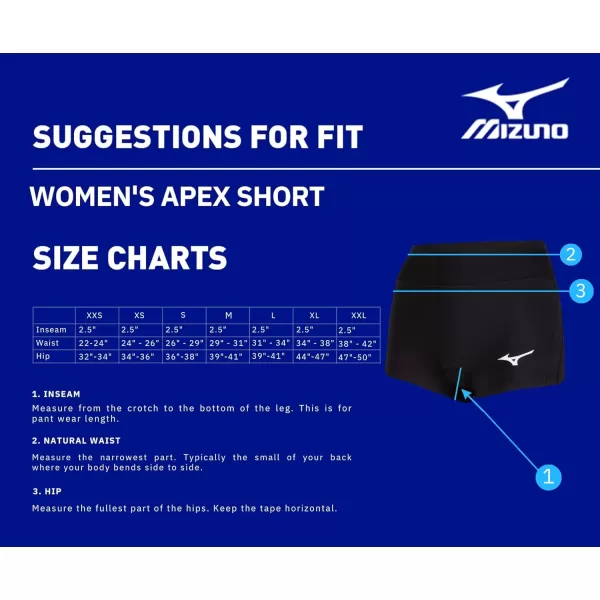 Mizuno Women's Apex 2.5" Inseam Volleyball Short