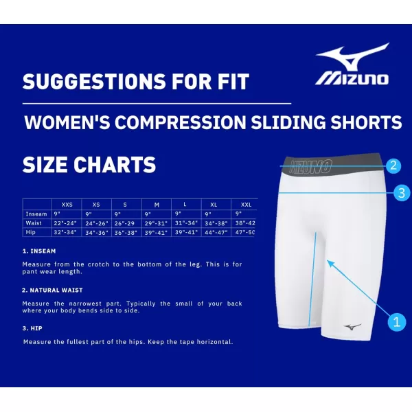 Mizuno Women's Compression Softball Sliding Short