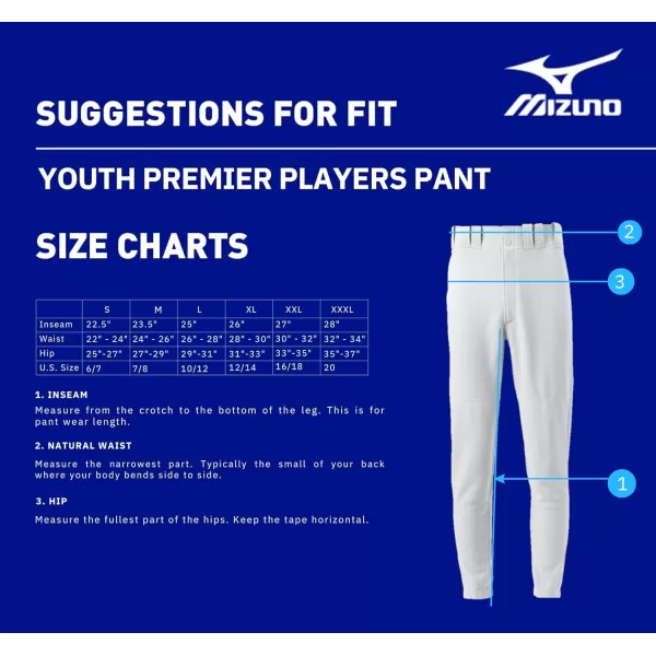 Mizuno Youth Premier Piped Pant