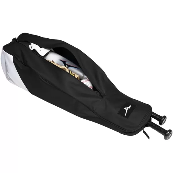Mizuno Youth Stick Bag | Youth Baseball and Youth Softball Bag | Holds 2 Bats | J Hook for Fence Hanging | Carry as Tote or Backpack | Large Main Compartment