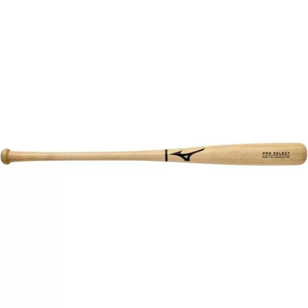 Mizuno Pro Select Maple Wood Baseball Bat | Rock Hard Maple | Compressed Barrel | Ink Dot | Cupped End