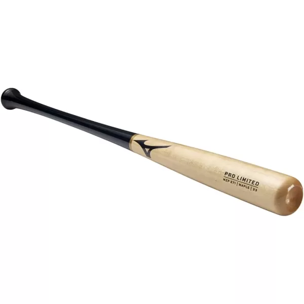 Mizuno Pro Limited Maple Wood Baseball Bat | Rock Hard Maple | Compressed Barrel | Ink Dot | Cupped End