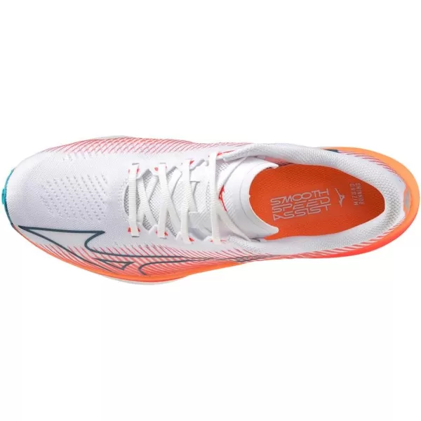 Mizuno Wave Rebellion PRO Road Running Shoe for Men White Orange