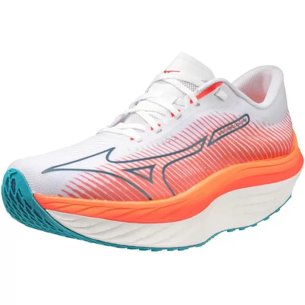 Mizuno Wave Rebellion PRO Road Running Shoe for Men White Orange