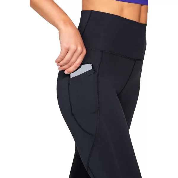 Mizuno womens High-Waisted Compression Leggings with Pockets