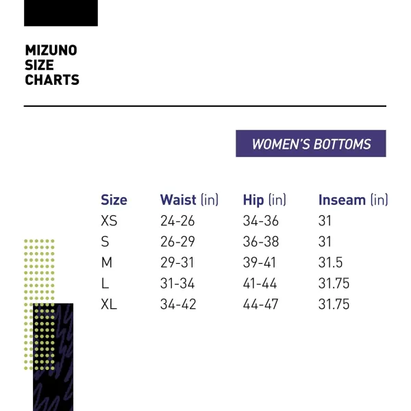 Mizuno womens High-Waisted Compression Leggings with Pockets