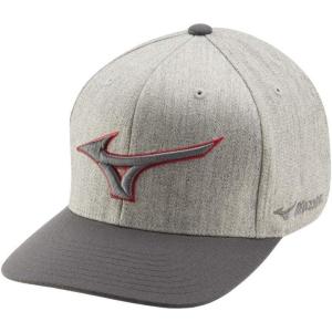 imageMizuno Diamond Snapback HatGreyred