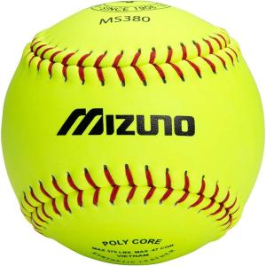 imageMizuno MS380 Synthetic Leather YouthAdult 12Inch Softballs  Box of One Dozen 12