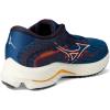 imageMizuno Mens Wave Rider 27 Running ShoeBlue Opalpapyrus