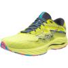 imageMizuno Mens Wave Rider 27 Running ShoeLuminous White Jblue