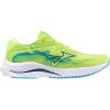 imageMizuno Mens Wave Rider 27 Running ShoeSharp GreenNavy Peony