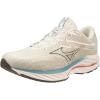 imageMizuno Mens Wave Rider 27 Running ShoeSnow Whitegranite Grey