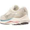 imageMizuno Mens Wave Rider 27 Running ShoeSnow Whitegranite Grey