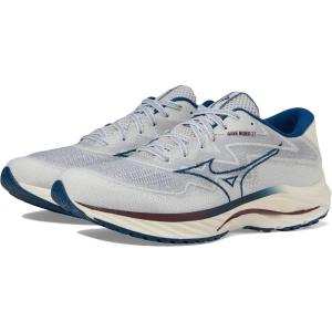 imageMizuno Mens Wave Rider 27 Running ShoePapyrusblue Opal