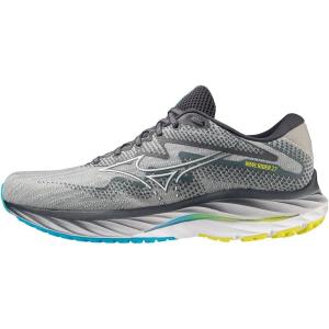 imageMizuno Mens Wave Rider 27 Running ShoePearl Bluewhite