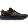 imageMizuno Mens Wave Mujin 10 Running ShoeBlackapricot