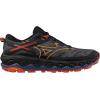 imageMizuno Mens Wave Mujin 10 Running ShoeBlackapricot