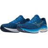 imageMizuno Mens Wave Rider 26 Running ShoeSnorkel Blue Mp Gold Estate Blue